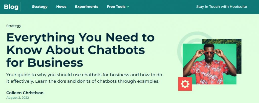 artículo de chatbot